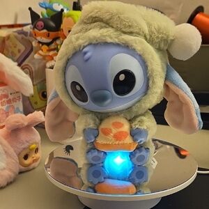 MINISO Disney Stitch Eat Something Before Sleep Collection Vinyl Plush Toy